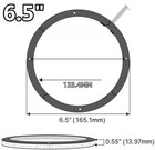 4-pack 6 5in Rgb White Chasing Led Speaker Rings Universal For Car Truck Boat