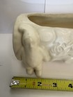 Mid Century Ceramic Log With Gnomes Planter  notes 