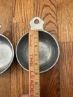 Vintage 2 Pair Set Oneida Cambridge Colonial Anchor Pewter Porringer Bowls Dish