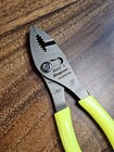  new   Snap On 46acf Hi Viz Yelllow 6 combo Slip Joint Pliers Fast Free Shipping