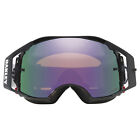 Oakley Airbrake Mx High Impact Comfort Motocross Goggles Switchlock - Jet Black