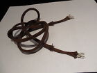 Brown Antique Telephone Replacement Receiver Cloth Cord Only  36  2 Conductor
