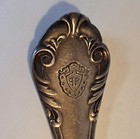 Vintage Reed   Barton Silver Plated Seafood Cocktail Fork   The Plaza Hotel Nyc