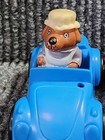 Vintage Playskool Richard Scarry Puzzletown Figures Lot 1976 Car Motorcycle Vtg