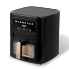 Cook With Color Digital Air Fryer  5 2qt Basket  1400w  8 Presets  Black