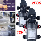 2x12v High Pressure Water Pump 130psi Self Priming Sprayer Diaphragm Auto Switch