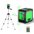 Self-leveling Green Cross Line Laser Level With Tripod - 150 Ft Range  Home Reno
