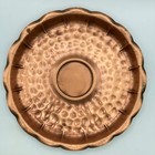 Vintage Gregorian Copper Hammered Tray Mid Century  13    Wide