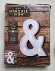Led Marquee Light Up Sign Ampersand Symbol Industrial Vintage Style  14  Tall 