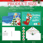Christmas Money Holders For Cash  20 Pack Money Christmas Cards With Envelopes F