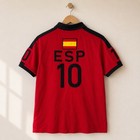 Polo Ralph Lauren Spain Rugby Polo Shirt Mens Size Medium Red Esp 10 Big Pony