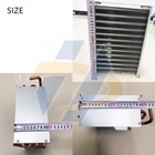 190mm 100mm 320mm Freezer Condenser Radiator Copper Tube Aluminum Fin