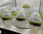 Lot Of 9 Comotomo Baby Infant Bottles Bundle  5 Oz  - Set Green B13