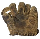 Vintage 1920s-1940s Leather Split Finger Baseball Glove Professional Model 200