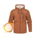 Full Zip Up Hoodies Sherpa Lined Fleece Hoodies For Men Jacket Warm Winter Coat