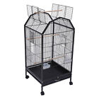 Bird Cage Large Play Top Parrot Finch Cage Macaw Cockatoo Pet Supply With Stand