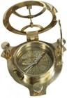 Decor Brass Compass Antique Nautical Vintage Style Brass Pocket Sundial Gift