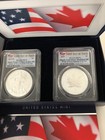 2019 Pride Of Two Nations Silver U s  Mint Set Pcgs Pr70 First Day Of Issue