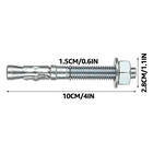 1 2  X 3-3 4  Wedge Anchor  Carbon Steel Concrete Anchor Bolts box Of 60 