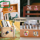 24 Sheets Vintage Rub On Transfers For Crafts  Cold Iod Transfers Stickers For W