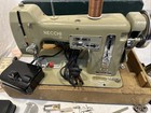 Necchi Bu Mira Sewing Machine W foot Controller Plus Tons Of Xtras   Case Minty 