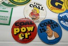Vintage Huge Lot Of 1980 s Pennsylvania Coal Mining Hard Hat Stickers   Decals