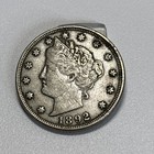1892 Liberty V Nickel Choice Au Free Shipping E178 Znm