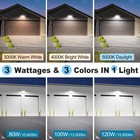 120w Led Wall Pack Light  120w 100w 80w Switchable  3000k 4000k 5000k Selecta   
