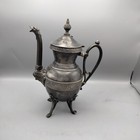 1866c  Simpson Hall Miller Co  Quadruple Plate Coffee Pot Dragon Spout 