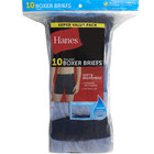 Hanes Men s Super Value Pack Covered Waistband Boxer Briefs 10 Pack