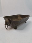 Vintage Solid Brass Lion Head Handle Bowl Claw Feet Decorative Home Decor