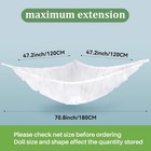 Stuffed Animal Net Hammock Corner Organizer Holder For Plushies Toys