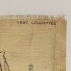Nebo Cigarette Tobacco Silk Art Work Block Island Girl Hamilton King