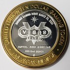 2005 G Las Vegas Club Casino 999 Silver Strike  10 Stephan A Crystal Token 1vc29