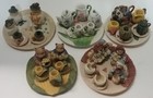 Miniature Tea Sets Multiple Themes Lot Of 12
