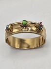 Vintage Rare 1950 Adolf Katz Coro Firefly Bug Bangle Bracelet