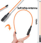 15 Inch Orange Antenna For Garmin Alpha 100 200 200i Astro 220 320 430 Sma Male