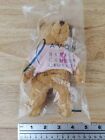 Breast Cancer Bear Plush 7  Avon Crusade Brown Teddy Stuffed Animal Promo Ribbon