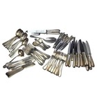 104 Pc Christofle Perles Silverplate Flatware Set - Service For 16