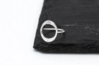 925 Sterling Silver Circle Ring  Band   Statement Ring Handmade Ring All Size