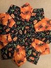 Handmade Quilted 10    Autumn Harvest Pumpkins Rustic Farmhouse Table Topper new