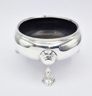 George Ii Sterling Silver Cauldron Salt Cellar London 1737