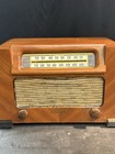 Vintage 1942 Philco 42-321 Wood Tube Radio Am Broadcast Tabletop Antique Works