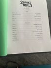 2 Broke Girls Full Script-autographed By The Whole Cast  Live Signed