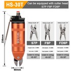 Hs-30 Air Scissors Metal Shear Nipper Cutter Cut Copper Iron Wire Pneumatic Tool