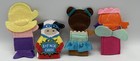 Four Cloth Finger Puppets Great Condition 