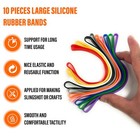Large Rubber Bands Heavy Duty     Thick Wide Strong Extra Large Giant Elastic B   