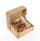 Near Mint 1923 Custer Air Bug In Original Box   Tiny Round Crystal Radio   Works