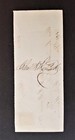 1873 Antique Check Second National Bank Baltimore Md Victorian Penmanship Marine