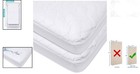 2 Pack Waterproof Crib Mattress Protector 38x24 Fitted Quilted Breathable